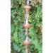 Bungalow Rose Rain Chain Copper in Brown | 102 H x 3 W x 3 D in | Wayfair DE67C3E8BD214A29B032058EA09906E2