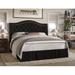 Andover Mills™ Belles Twin Tufted Platform Bed Upholstered/Polyester in White/Black | 47 H x 57.3 W x 78 D in | Wayfair