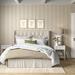 Lark Manor™ Aleily Upholstered Standard 3 Piece Bedroom Set Metal in Brown/Gray/White | 50 H x 65.8 W x 85.2 D in | Wayfair