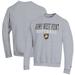 Men's Champion Gray Army Black Knights Softball Stack Pullover Crewneck Sweatshirt