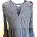 American Eagle Outfitters Dresses | Blue Lacy Boho American Eagle Outfitters Dress | Color: Blue | Size: Xs