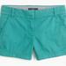 J. Crew Shorts | J.Crew 3” Chino Shorts Teal Green | Color: Green | Size: 0