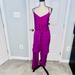 Ralph Lauren Pants & Jumpsuits | New With Tags Ralph Lauren Purple Sleeveless Tie Waist Jumpsuit. Size 16. | Color: Purple | Size: 16