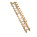 Dolle Lisbon Wooden Space Saver Staircase Kit (Loft Stair) - Suitable for a Floor Height up to 2835mm