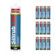 12 x Brilliant White Soudal Silicone Sealant Slirub LMN All Purpose External Low Modulus Neutral Cureal Low Modulus Neutral Cure