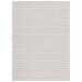 White 60 x 36 x 0.25 in Indoor Area Rug - Martha Stewart Rugs Striped Machine Woven Area Rug in Taupe/Cream | 60 H x 36 W x 0.25 D in | Wayfair