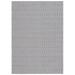 White 60 x 36 x 0.25 in Indoor Area Rug - Martha Stewart Rugs Geometric Machine Woven Cotton Area Rug in Anthracite/Light Gray Cotton | Wayfair