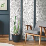 Room Mates Universal Monsters Peel & Stick Wallpaper by RoomMates Vinyl in Black/Gray | 18 W in | Wayfair RMK12553RL