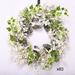 Primrue Berry 26" Foam & Twig Wreath Wood/Twig in Brown/Gray/Green | 26 H x 26 W x 6 D in | Wayfair 0AE730B2E1704859B7B9130B1523610D