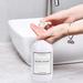 Ebern Designs Soap Dispenser Plastic in White | 7.5 H x 2.9 W x 2.9 D in | Wayfair A53073CF7D7B46AE81A8989DE0F245A3