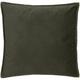 Coussin déhoussable en velours Vert Olive 45x45 cm - Vert Olive