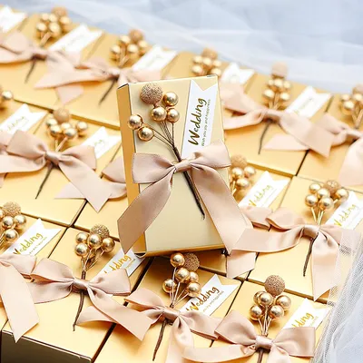 Boîtes à Bonbons à Nministériels d Papillon Européen Cadeaux de Mariage pour Invités Boîtes à Main