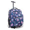 J World New York Unisex Sundance Rolling Rucksack (1 Stück), Marineblau., 20 X 13 X 9 (H X W X D), Sundance Roll-Rucksack für Mädchen und Jungen