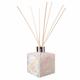 Reed Diffuser Mouth Blown Glass Square White Design