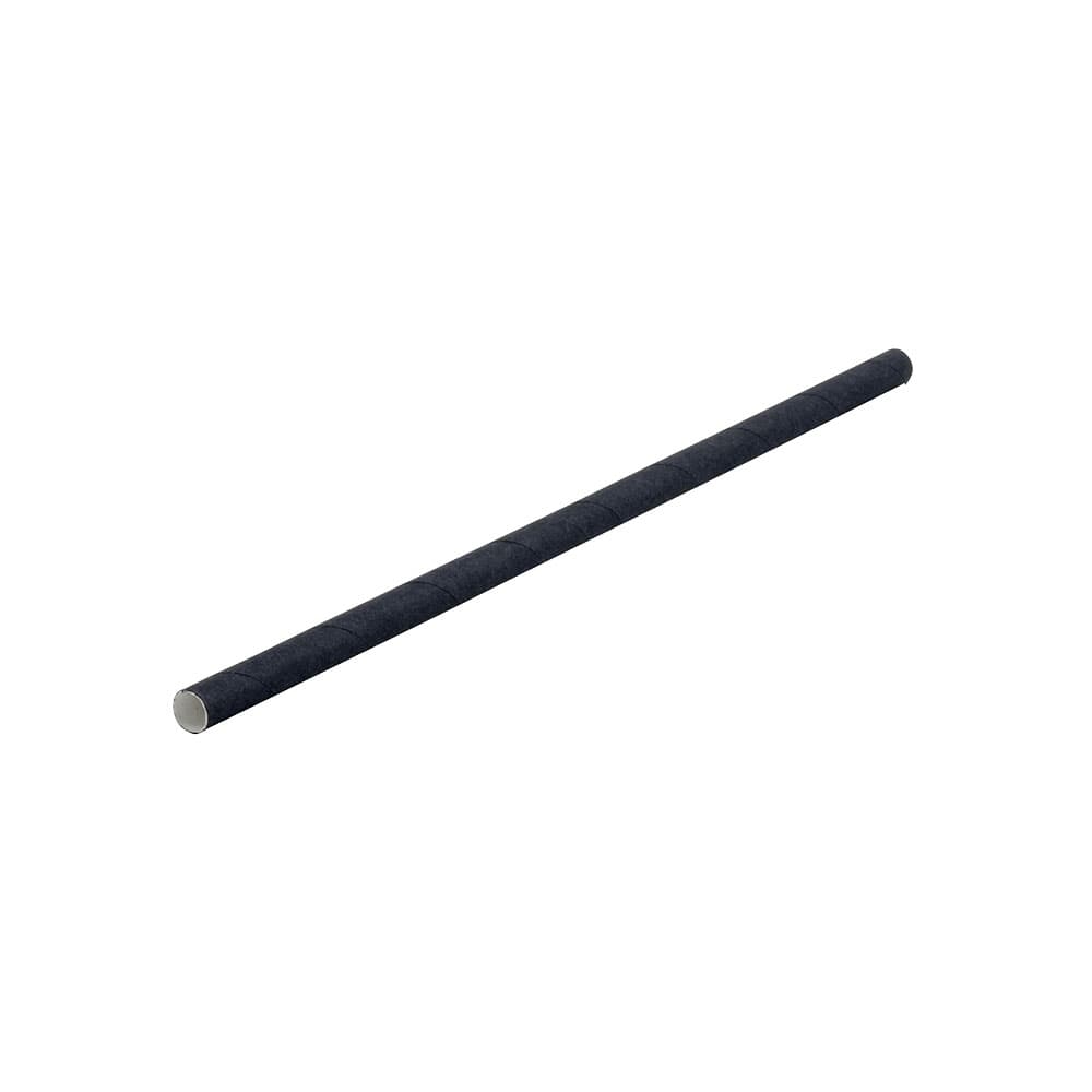 greenbox - Papier-Jumbo-Trinkhalme 23 cm, Ø 0,8 cm, schwarz, 3450 St. Image