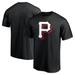 Men's Fanatics Branded Black Pittsburgh Pirates Red White and Team T-Shirt