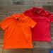 Under Armour Shirts & Tops | Lot Of 2 Under Armour Polo Golf Shirts Large | Color: Orange/Red | Size: Lb