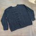 American Eagle Outfitters Sweaters | American Eagle Black With White Speckles Cable Knit Sweater - Size M | Color: Black/White | Size: M