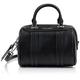 Calvin Klein Women's Blake Top Zip Mini Satchel Crossbody, Black/Silver, One Size