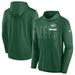 Men's Nike Green New York Jets Lightweight Performance Hooded Long Sleeve T-Shirt