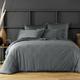 Housse de couette satin de coton gris foncé 240x260 cm