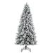 Vickerman 719190 - 6.5' x 42" Artificial Flocked Jackson Pine Unlit Christmas Tree (G225565)