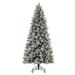 Vickerman 719305 - 10' x 56" Artificial Flocked Jackson Pine 1200 Dura-Lit� Multi-Colored Mini Lights Christmas Tree (G225587LED)