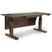 Copeland Furniture Invigo Sit-Stand Desk with Modesty Panel - 3048-REC-SQ-77-W-P-N-G-D-M-W