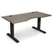 Copeland Furniture Invigo Ergonomic Sit-Stand Desk - 2672-RCU-EE-76-B-G-N-P-N-N-N