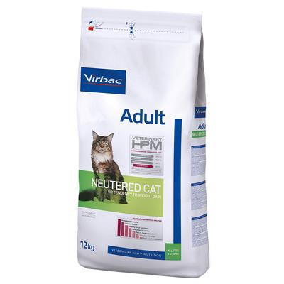 12kg Cat Adult Neutered Virbac Veterinary HPM pour chat