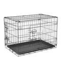 Cage d'intérieur HAFENBANDE Twin Door l 92,5 x P 57,5 x H 64 cm - pour chien