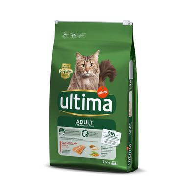 2x7,5kg Adult saumon riz Ultima pour chat - Croquettes pour chat
