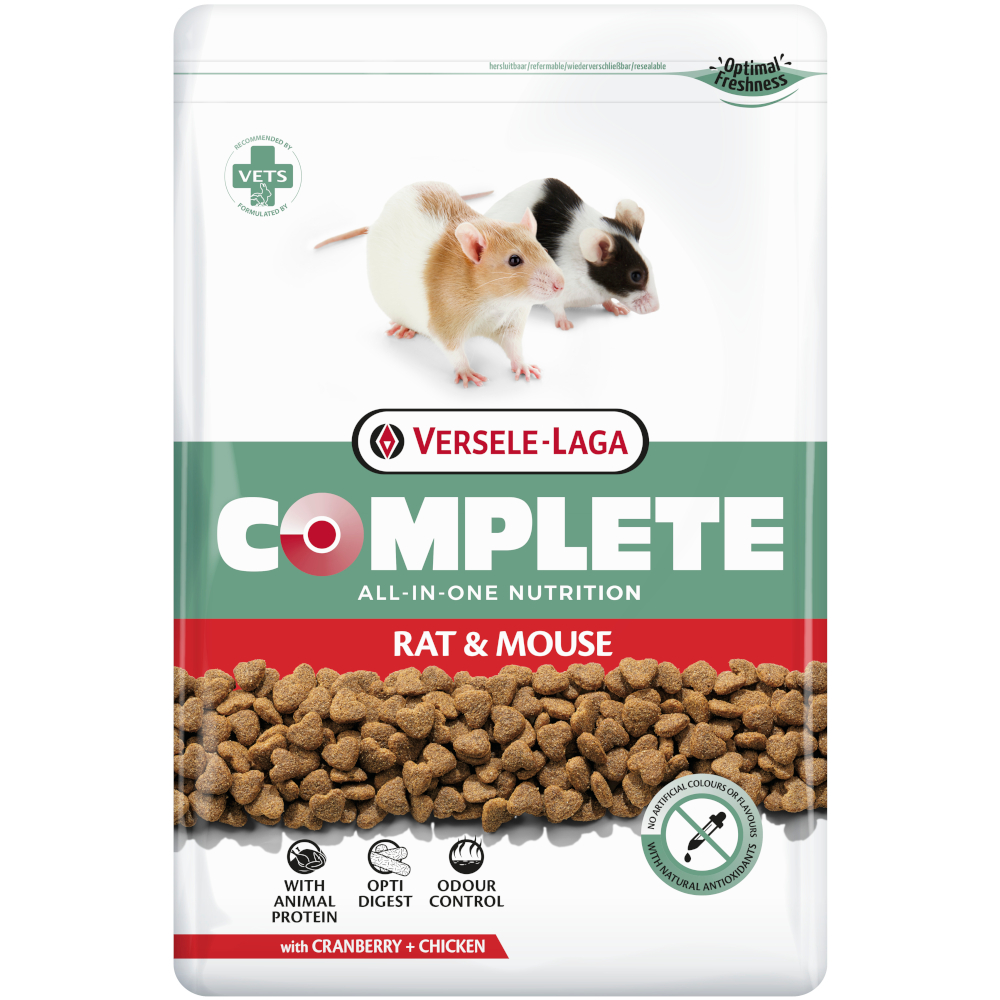 2kg Versele-Laga Complete Rat & Mouse - Nourriture pour rat et souris