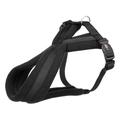 Harnais Trixie Premium noir pour chien - taille S-M : tour de poitrail 40-70 cm