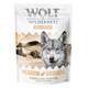 Oreilles de lapin avec poils (200g, 10 friandises) Wolf of Wilderness - pour chien