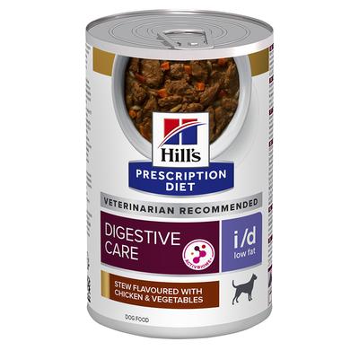 48x354g i/d Digestive Care Low Fat Mijoté poulet Hill's Prescription Diet - Pâtée pour chien