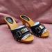 Coach Shoes | Coach Quinn Wooden Mules / Clogs / Slides | Color: Black/Tan | Size: 6