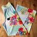 Disney Pants & Jumpsuits | Lilo & Stitch - Hawaiian Stretchy Flare Character Lounge Pants - Disney Boutique | Color: Blue/Green | Size: M