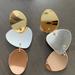 J. Crew Jewelry | J. Crew Nwot Gold, Silver & Rose Gold Drop Earrings | Color: Gold/Silver | Size: Os