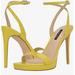 Nine West Shoes | New Nine West - Heel Sandals | Color: Yellow | Size: Various