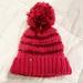 Kate Spade Accessories | Kate Spade | Pink Knit Pom Pom Beanie | Color: Pink/Red | Size: Os