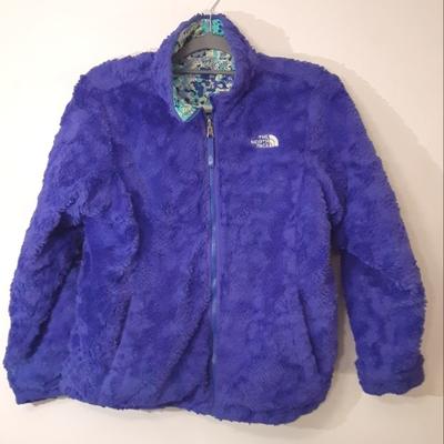The North Face Jackets & Coats | North Face Reversible Electric Blue/Multi Floral Girls Winter Jacket, Size Xl/18 | Color: Blue/Yellow | Size: Girls Xl/18