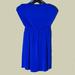 American Eagle Outfitters Dresses | American Eagle Outfitters Sleeveless Dress Xs Euc100% Wrinkle Free Polyester | Color: Blue | Size: Xs