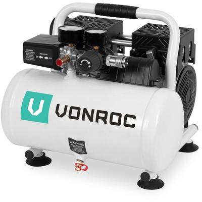 Leiser Luftkompressor – Ölfrei – 750 W – 1 PS – 128 l/min. - 6-Liter-Tank – 8 bar – 57,5 dB(A) – Image