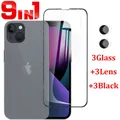 Glass For iPhone 14 Pro Max protege ecran Apple 14Pro 13 verre trompé i Phone 14 Plus Téléphone