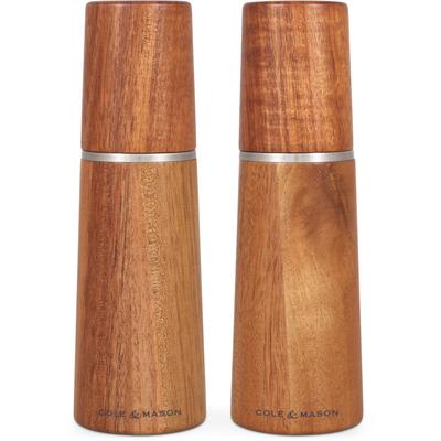 Salz-/Pfeffermühle COLE & MASON "Marlow", braun, B:6cm H:18cm T:6cm, Küchenmühlen, aus hochwertigem Akazienholz Image