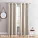 Thermal Insulated Blackout Grommet Single Panel Curtain