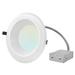 Luxrite 8" Commercial Selectable CCT New Construction LED Canless Recessed Lighting Kit in White | 9.44 H x 4.35 W in | Wayfair LR23954-1PK