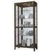 Howard Miller® Danica II Lighted Curio Cabinet Wood in Brown | 78.625 H x 35.75 W x 15.5 D in | Wayfair 680730
