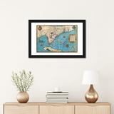 Fleur De Lis Living 'Antique Maps of Florida & Cuba' by Jacques Le Moyne De Morgues Graphic Art on Canvas Paper/Metal | 24 H x 32 W x 1 D in | Wayfair